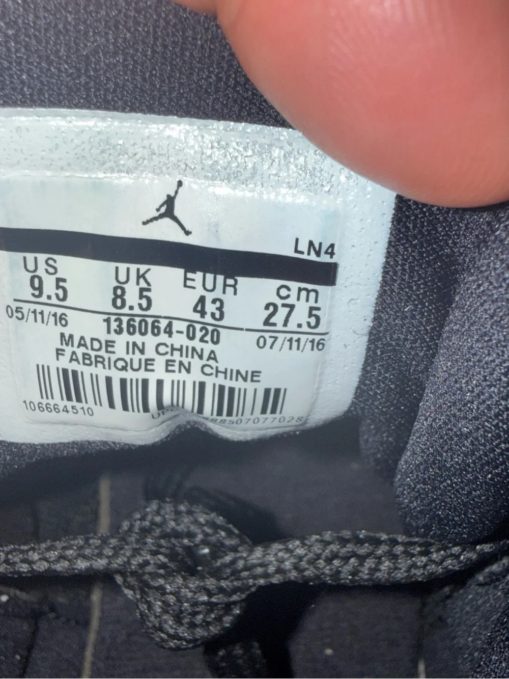 Size 9.5 - Air Jordan 3 Retro Cyber Monday, 136064-020, Clean, With OG Box, Good